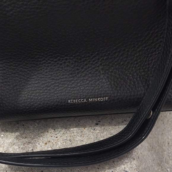 Rebecca Minkoff Darin Black Studded Satchel Crossbody - Picture 2 of 5